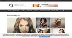 Desktop Screenshot of frisuren-magazin.de